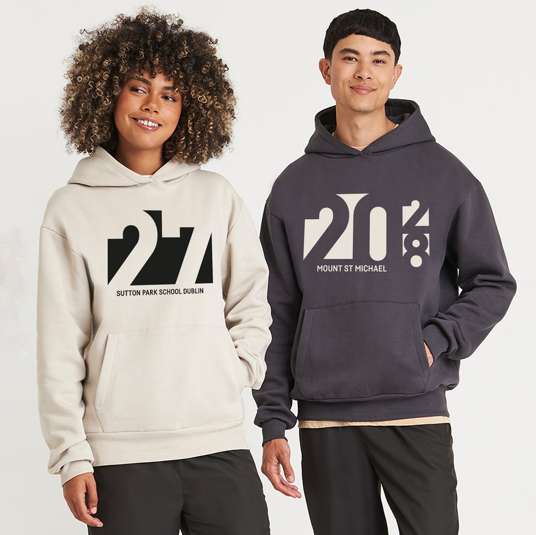 Personalised Reverse Design Effect Graduation & TY Hoodies