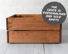 Personalised Easter Box with a Small Wooden Bunny Decoration