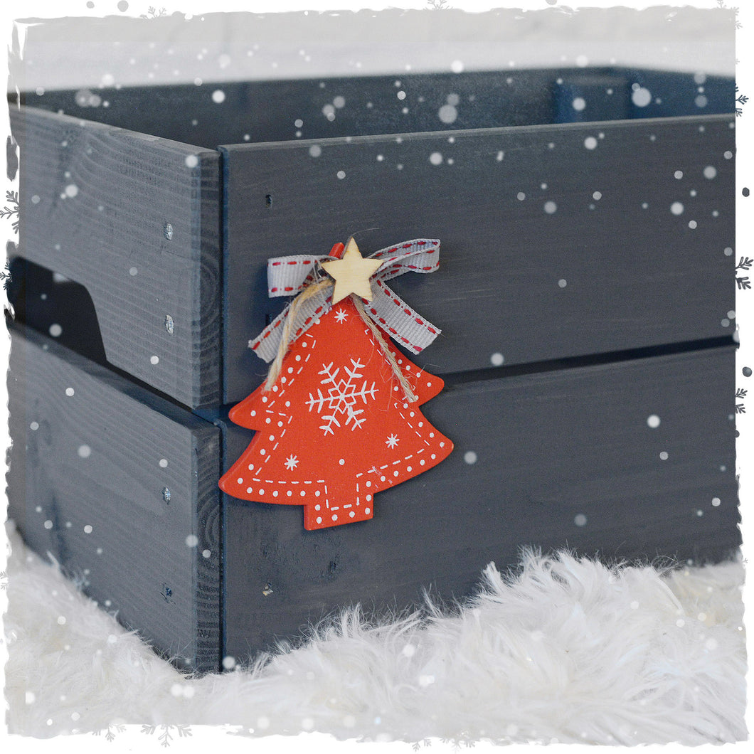 Personalised Late Late Toy Show Treat Box with Classic Red Wooden Decoration