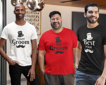 Retro Groom Party Personalised T-shirts, Bachelor Weekend Ironic Apparel