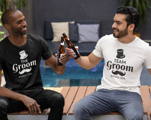 Retro Groom Party Personalised T-shirts, Bachelor Weekend Ironic Apparel