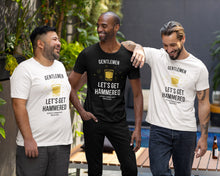 Let's Get Hammered Groom Party Personalised T-shirts, Bachelor Weekend Ironic Apparel