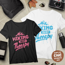 Hiking is My Therapy Hiking Theme T-shirts 2024