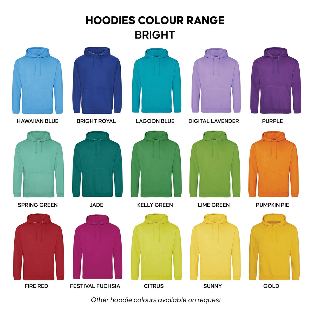Personalised American Sport College Style Graduation Hoodies Wrapit Crafts