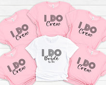 I Do Crew / I Do Bride To Be Hen Party Personalised T-shirts, Bachelorette Party Apparel