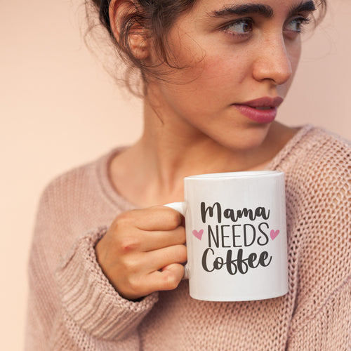 Mama Needs Coffee Personalised Square Mug for Mum | Mother's Day Gift Idea