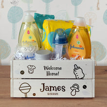 Personalised Newborn Crate, Gift Ideas for Newborn Baby