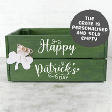 Wooden Happy St. Patrick's Day Crate