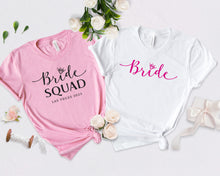 Hen Party Elegant Style Personalised T-shirts, Bachelorette Party Apparel, Bridal Party Personalised Gifts
