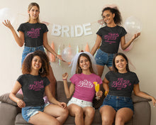 Hen Party 3D Shadow Effect Personalised T-shirts, Bachelorette Party Apparel, Bridal Party Personalised Gifts