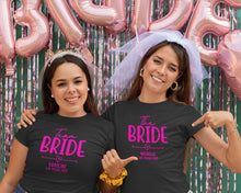 The Bride / Team Bride Retro Style Hen Party Personalised T-shirts, Bachelorette Party Apparel, Bridal Party Personalised Gifts