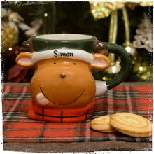 Personalised Christmas Character Mugs – Reindeer, Santa, Penguin & Snowman