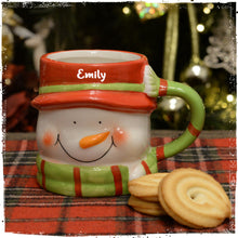Personalised Christmas Character Mugs – Reindeer, Santa, Penguin & Snowman