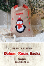 Personalised Vintage Christmas Present Sack