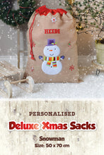 Personalised Vintage Christmas Present Sack