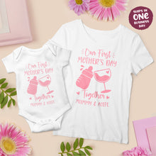 Our First Mother's Day Together Matching Design Apparel