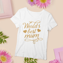 'World's Best Mum' T-shirt for Mother's Day