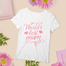 'World's Best Mum' T-shirt for Mother's Day