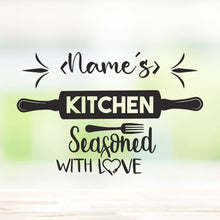 Mom's Kitchen Seasoned with Love Personalised Tea Towels for Mother's Day