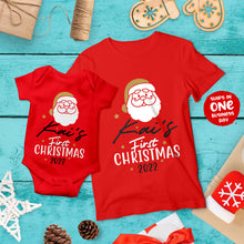 Child's First Christmas Personalised Matching Apparel