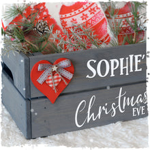 Christmas Eve Box with Classic Wood Decoration