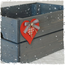 Christmas Eve Box with Classic Wood Decoration