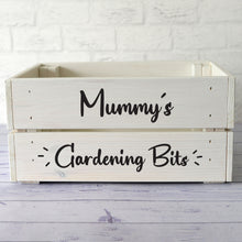Personalised Wooden Home Gardening Crate for Mother's Day