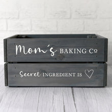 Personalised Wooden Cooking Crate – perfect gift for Mother's Day, Birthday, Anniversary