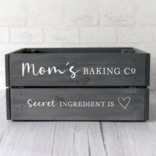 Personalised Wooden Cooking Crate for Mother's Day