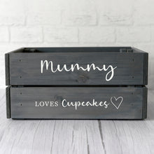Personalised Wooden Cooking Crate for Mother's Day