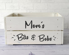 Personalised Wooden Crafting Crate for Mother's Day