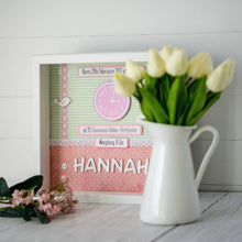 Personalized Baby Frame –  Perfect Birth Celebration Gift