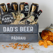 Personalised Wooden Beer Lover's Crate