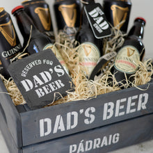 Personalised Wooden Beer Lover's Crate