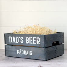 Personalised Wooden Beer Lover's Crate