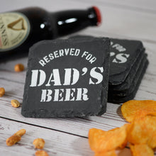 Personalised Stone Beer Coaster