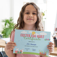 Personalised Easter Egg Hunt Basket with Free Egg Hunt Certificate