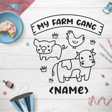 Farmer Child Personalised Onesie 'My Farm Gang'