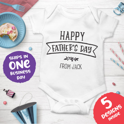 Father's Day Celebration Baby Onesies