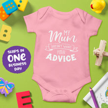 Baby Short Sleeve Bodysuits with Cute Funny Quotes