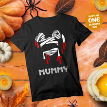 Mummy  Adult Halloween Theme Matching T-shirts