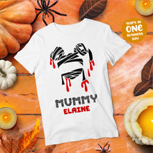 Mummy  Adult Halloween Theme Matching T-shirts