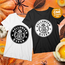 Queen of Halloween Theme T-shirts