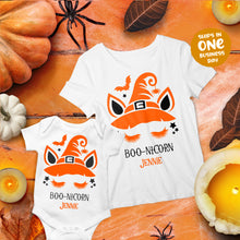 Boo-Nicorn Halloween Theme Family Matching T-shirts