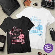 Hiking Theme T-shirts 'Hiking is my Therapy'