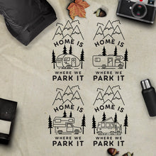 Motorhome Theme T-shirts 'Home is where we park it'