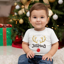 Christmas Reindeer Personalised Family Matching T-shirts