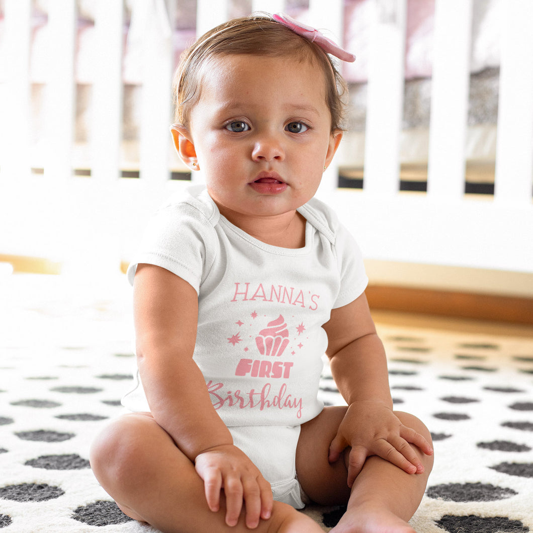 Personalised 1st birthday outfits hot sale