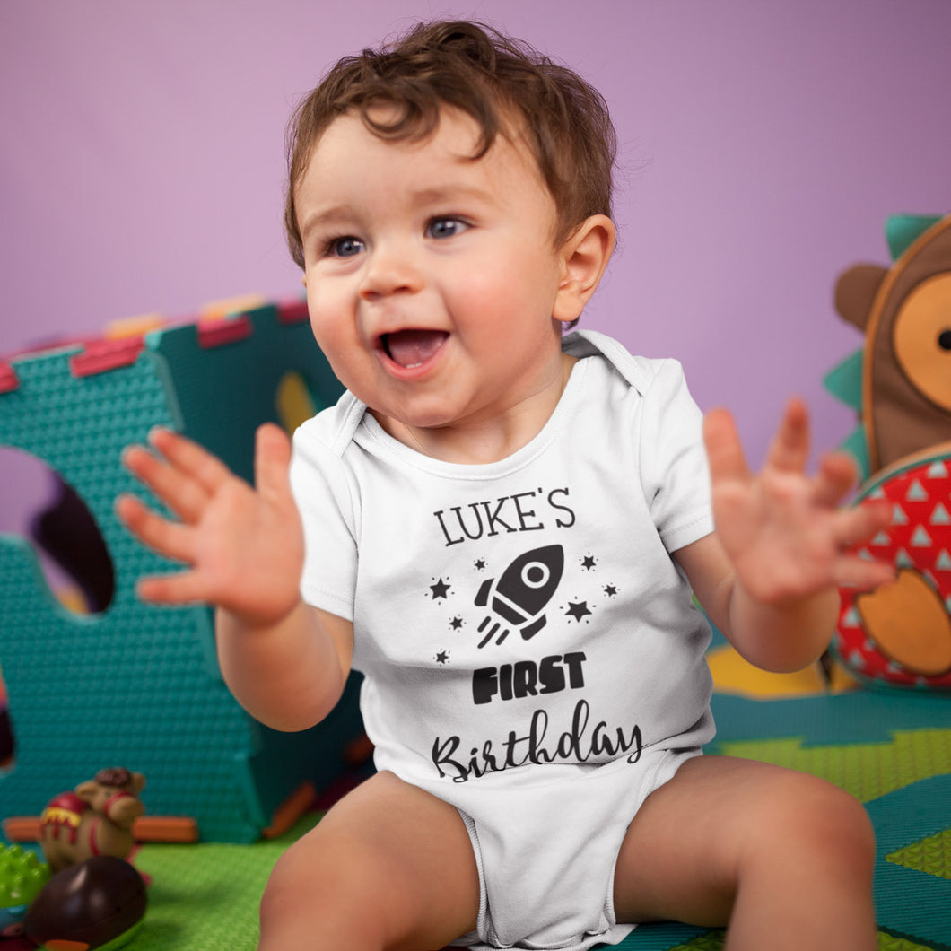 Personalised 1st birthday outfit boy sales