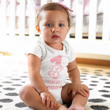 First Birthday Short Sleeve Bodysuits with Jungle Animals